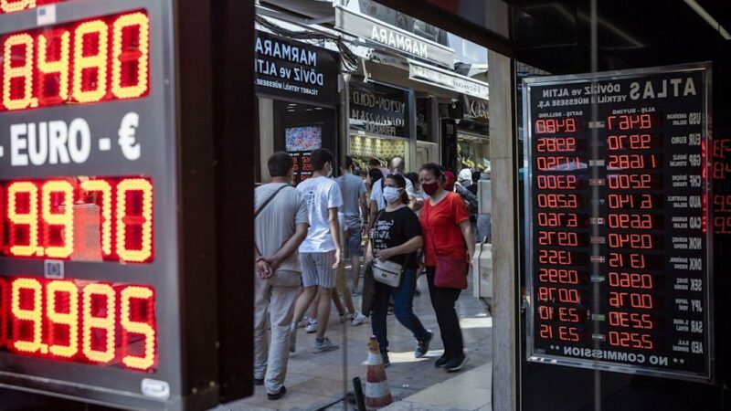 Lira Slides of Turkey; Stocks, U.S. fates fixed