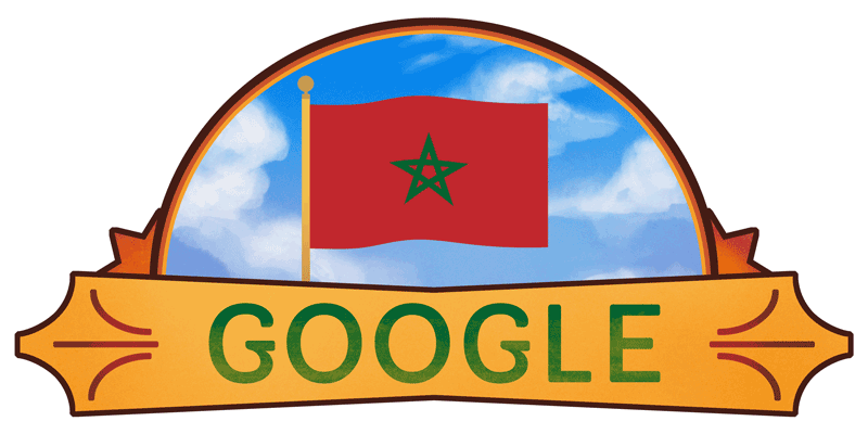 Morocco Independence Day 2021 celebrates with Doodle